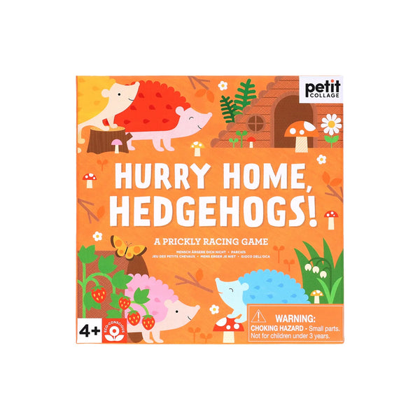 Hurry Home Hedgehogs!: A Prickly Racing Game - Petit Collage