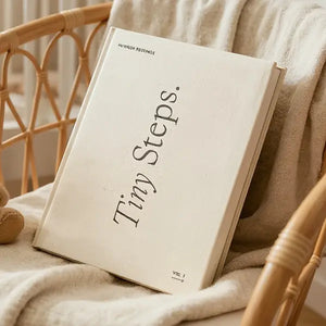 Tiny Steps | Baby Linen Photo Album - Axel & Ash