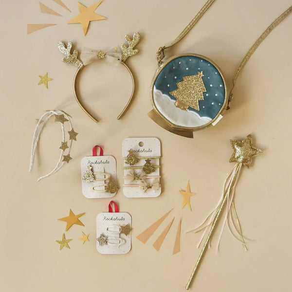Magical Golden Christmas Tree Ponies - Rockahula Kids