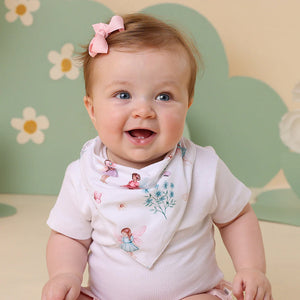 Fairy Garden Organic Dribble Bib - Snuggle Hunny