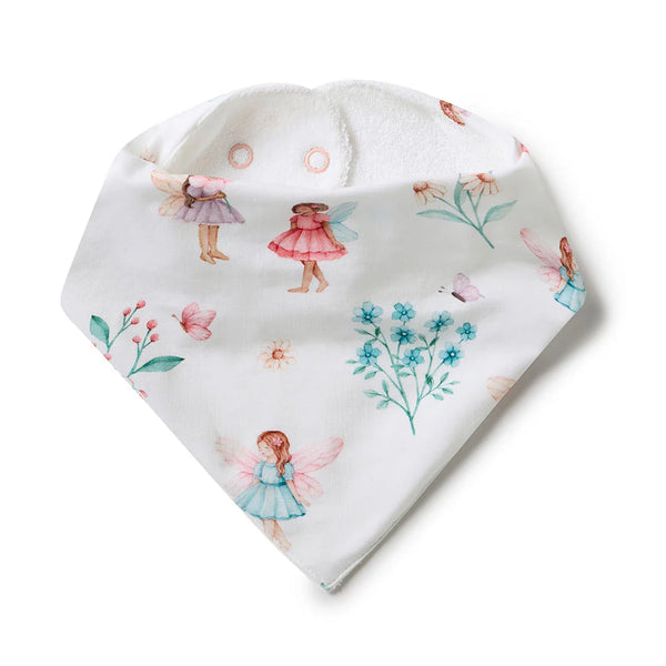 Fairy Garden Organic Dribble Bib - Snuggle Hunny