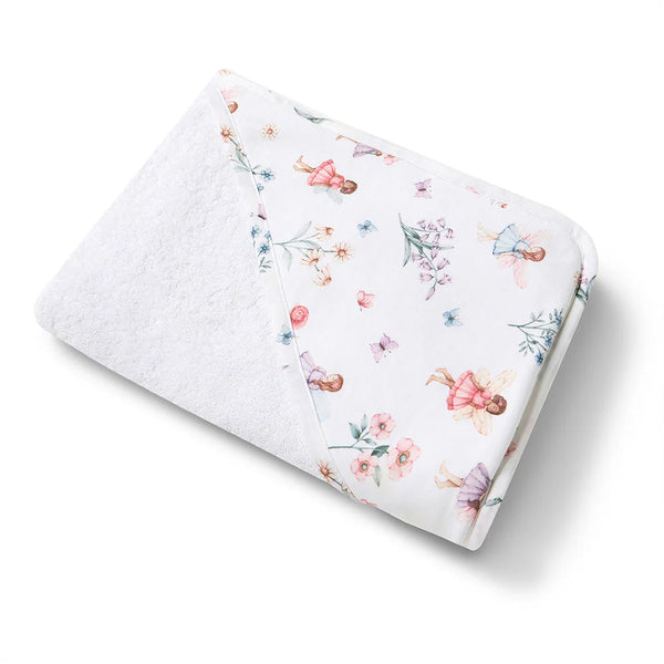 Fairy Garden Organic Hooded Baby Towel - Snuggle Hunny