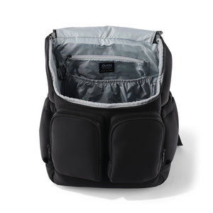 Signature Nappy Backpack - Black Neoprene - OIOI