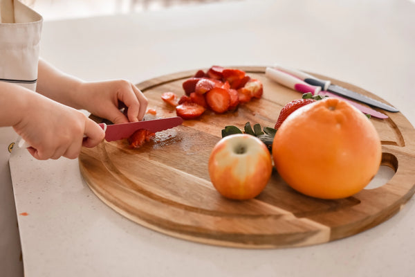 Kiddikutter Child Safe Knife - Dusty Pink