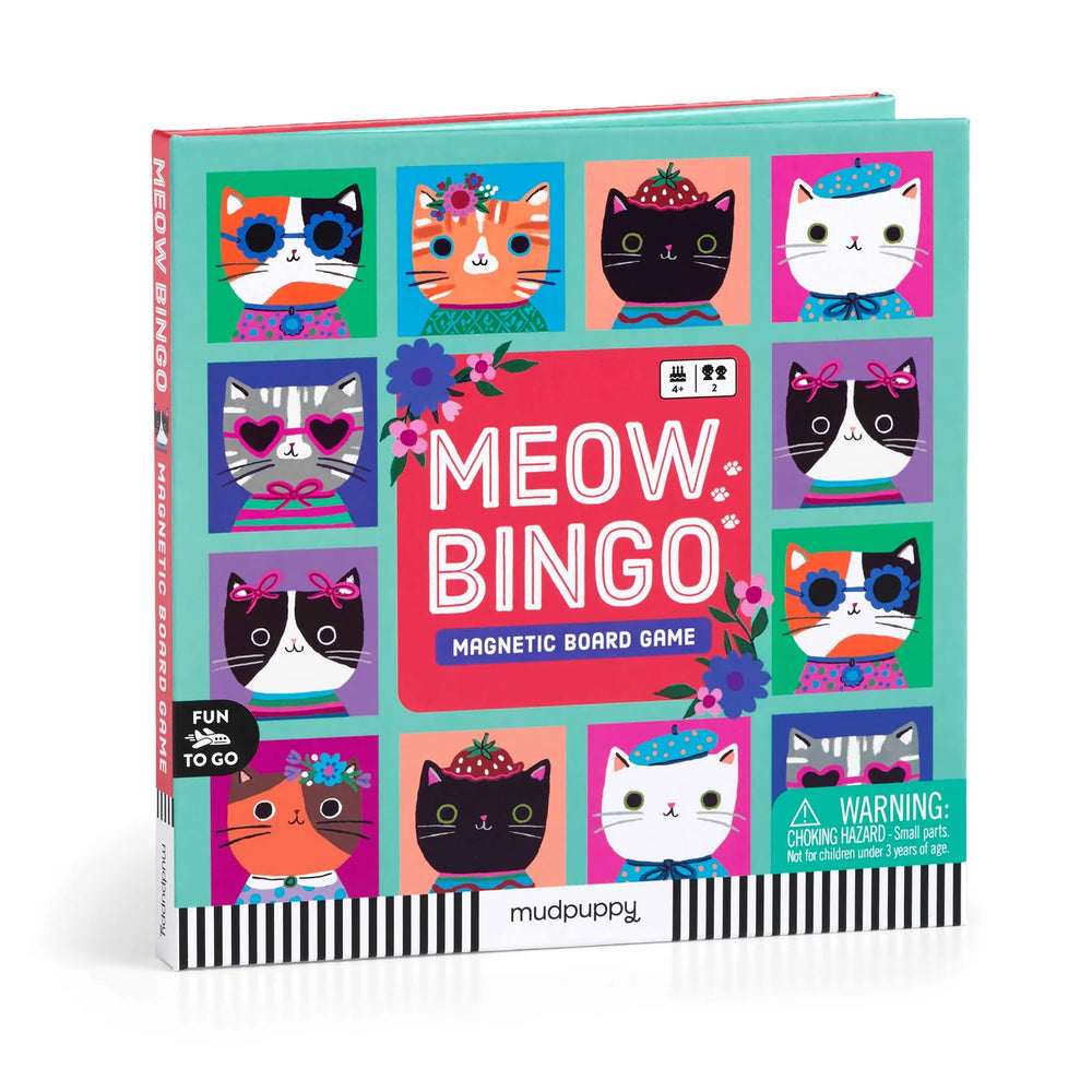 Meow Bingo Magnetic Board Game - Mudpuppy