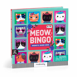 Meow Bingo Magnetic Board Game - Mudpuppy