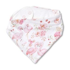 Flamingos Organic Dribble Bib - Snuggle Hunny