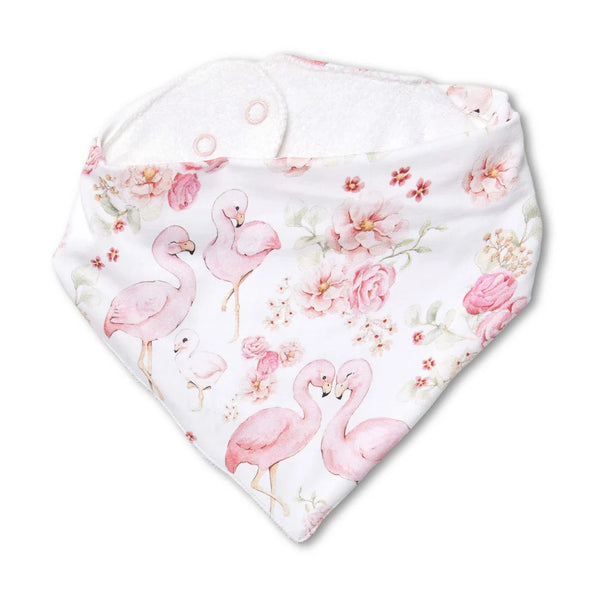 Flamingos Organic Dribble Bib - Snuggle Hunny