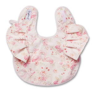 Flamingos Frill Snuggle Bib - Snuggle Hunny