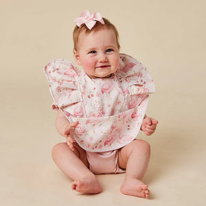 Flamingos Frill Snuggle Bib - Snuggle Hunny