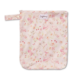 Flamingos Wet Bag - Large - Snuggle Hunny