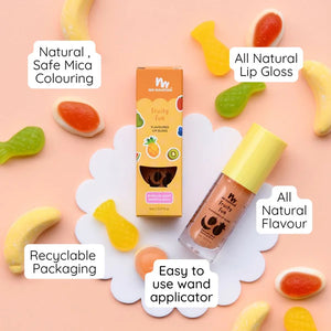 Natural Kids Lip Gloss Wand - Fruity Fun - No Nasties