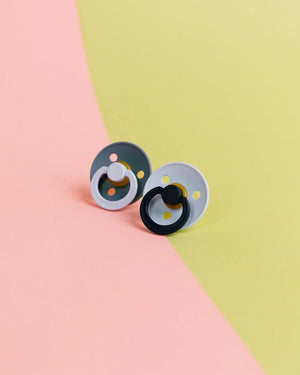 Bibs Dummies - Fusion Baby Blue/Petrol - Size One - Bibs Denmark