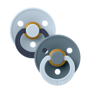 Bibs Dummies - Fusion Baby Blue/Petrol - Size One - Bibs Denmark