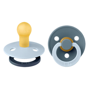 Bibs Dummies - Fusion Baby Blue/Petrol - Size One - Bibs Denmark