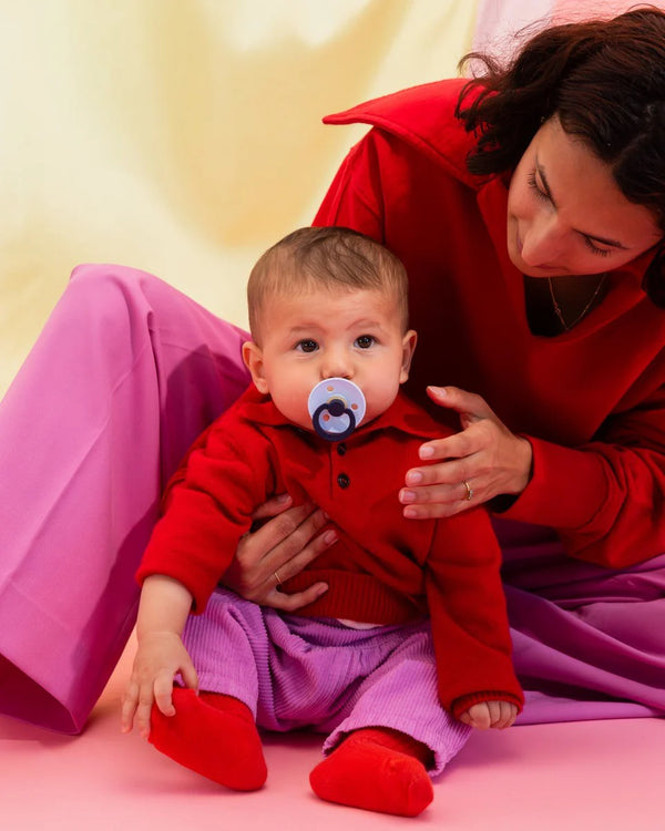 Bibs Dummies - Fusion Baby Blue/Petrol - Size One - Bibs Denmark