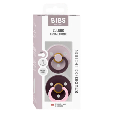 Bibs Dummies - Fusion Dusky Lilac/Plum - Size One - Bibs Denmark