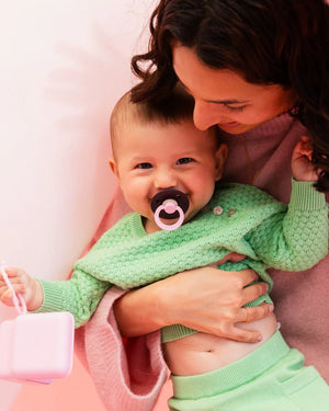 Bibs Dummies - Fusion Dusky Lilac/Plum - Size One - Bibs Denmark