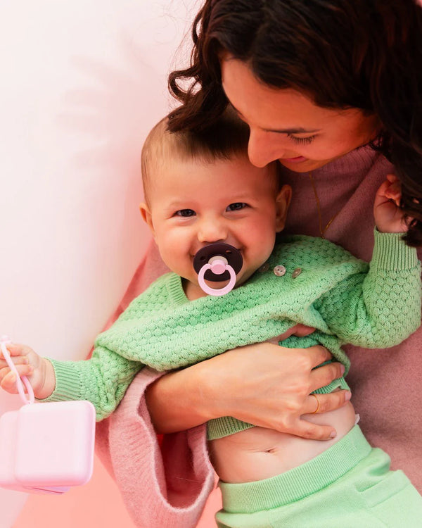 Bibs Dummies - Fusion Dusky Lilac/Plum - Size One - Bibs Denmark