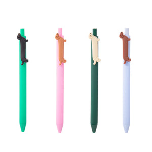 Dog Icon Pens-Set of 4 Multi-Coloured - IS Gift