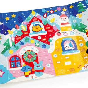 Christmas Cheer Sticker Sparkle Poster Activity Kit - Mudpuppy