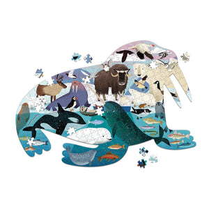 Arctic Life Shaped Puzzle - 300pc Multi-Coloured - Mudpuppy
