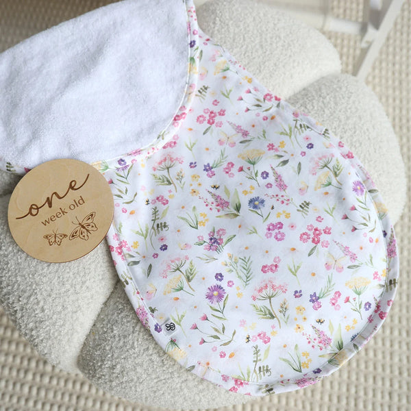 Gracie Organic Cotton Burp Cloth - Snuggle Hunny