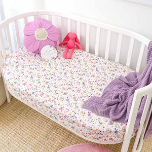 Gracie Organic Fitted Cot Sheet - Snuggle Hunny