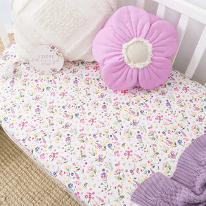 Gracie Organic Fitted Cot Sheet - Snuggle Hunny
