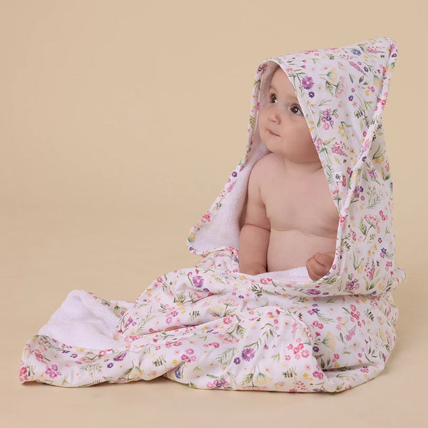 Gracie Organic Hooded Baby Towel - Snuggle Hunny