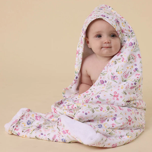 Gracie Organic Hooded Baby Towel - Snuggle Hunny