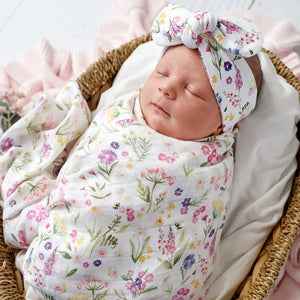Gracie Organic Muslin Wrap - Snuggle Hunny