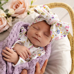 Gracie Organic Oversized Bow - Snuggle Hunny