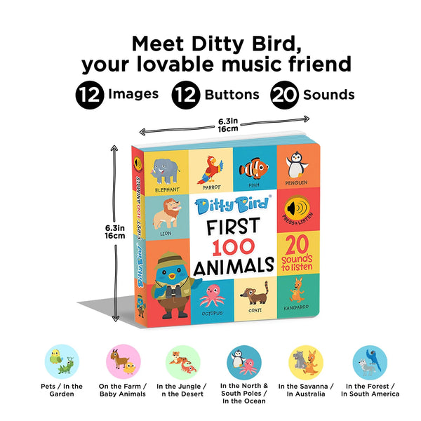 First 100 Animals - Ditty Bird