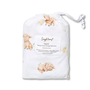 Highland Cows Organic Bassinet Sheet / Change Pad Cover - Snuggle Hunny