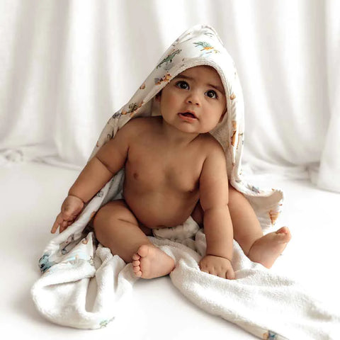 Dragon Organic Hooded Baby Towel - Snuggle Hunny