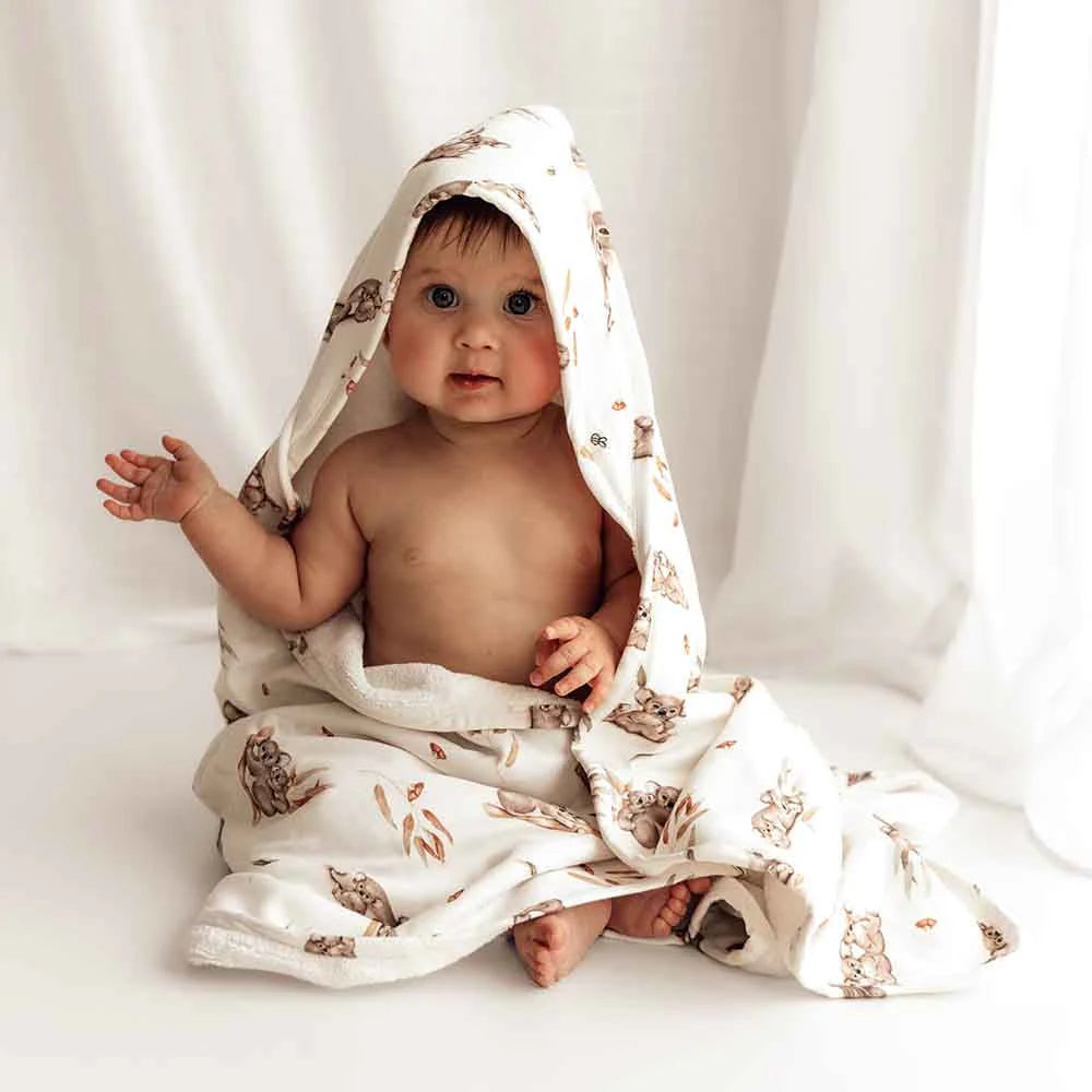 Koala Organic Hooded Baby Towel - Snuggle Hunny