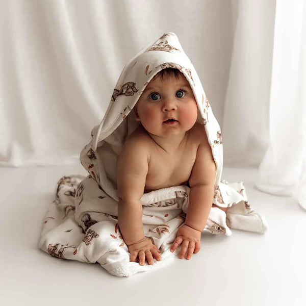 Koala Organic Hooded Baby Towel - Snuggle Hunny