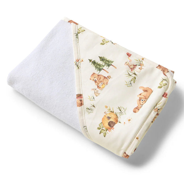 Bears Organic Hooded Baby Towel - Snuggle Hunny
