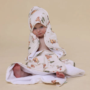 Bears Organic Hooded Baby Towel - Snuggle Hunny