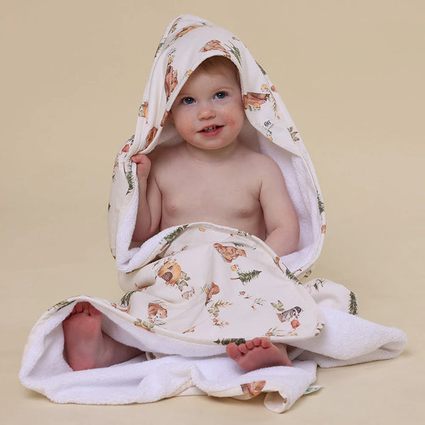 Bears Organic Hooded Baby Towel - Snuggle Hunny