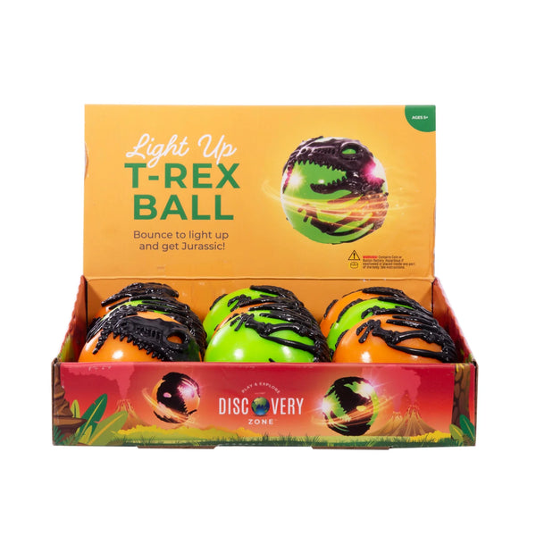 Light Up T-Rex Skeleton Ball - IS GIFT