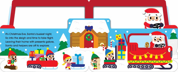 Santa's Sleigh Ride - Shaped Board Book