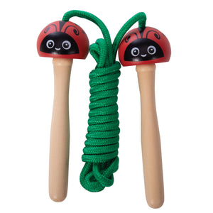 Wooden Skipping Rope - Garden Animals - IS GIFT