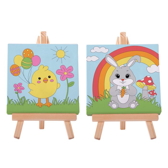 Canvas Art Set - Chicks & Bunnies - IS GIFT - DISCOUNTED