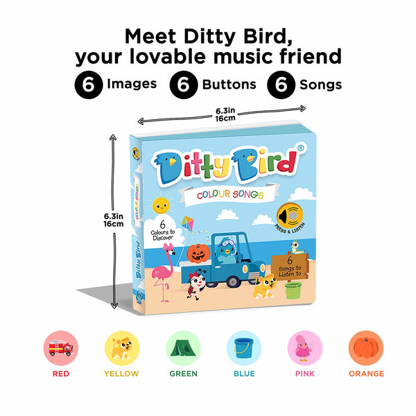 Musical Book - Colour Songs - Ditty Bird
