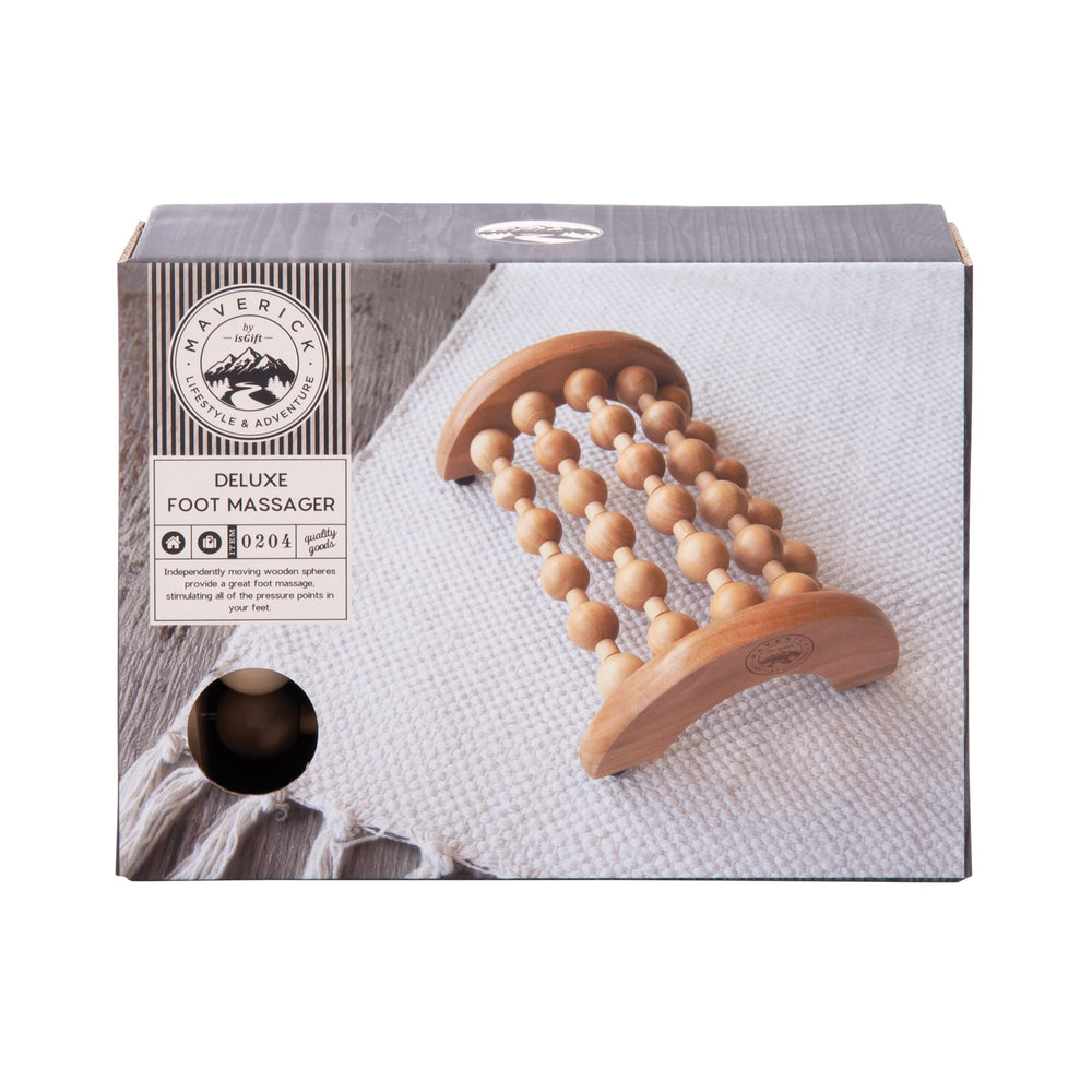 Deluxe Foot Massager Wood - IS GIFT DISCOUNTED