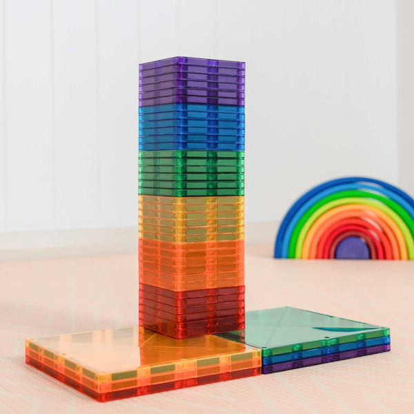 Rainbow Square Pack 42pc - Connetix