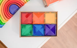 Rainbow Square Pack 42pc - Connetix