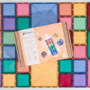 Pastel Square Pack 40pc - Connetix